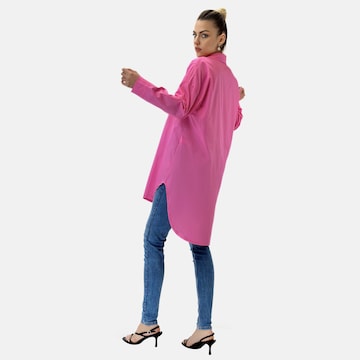 Elara Blusekjole i pink