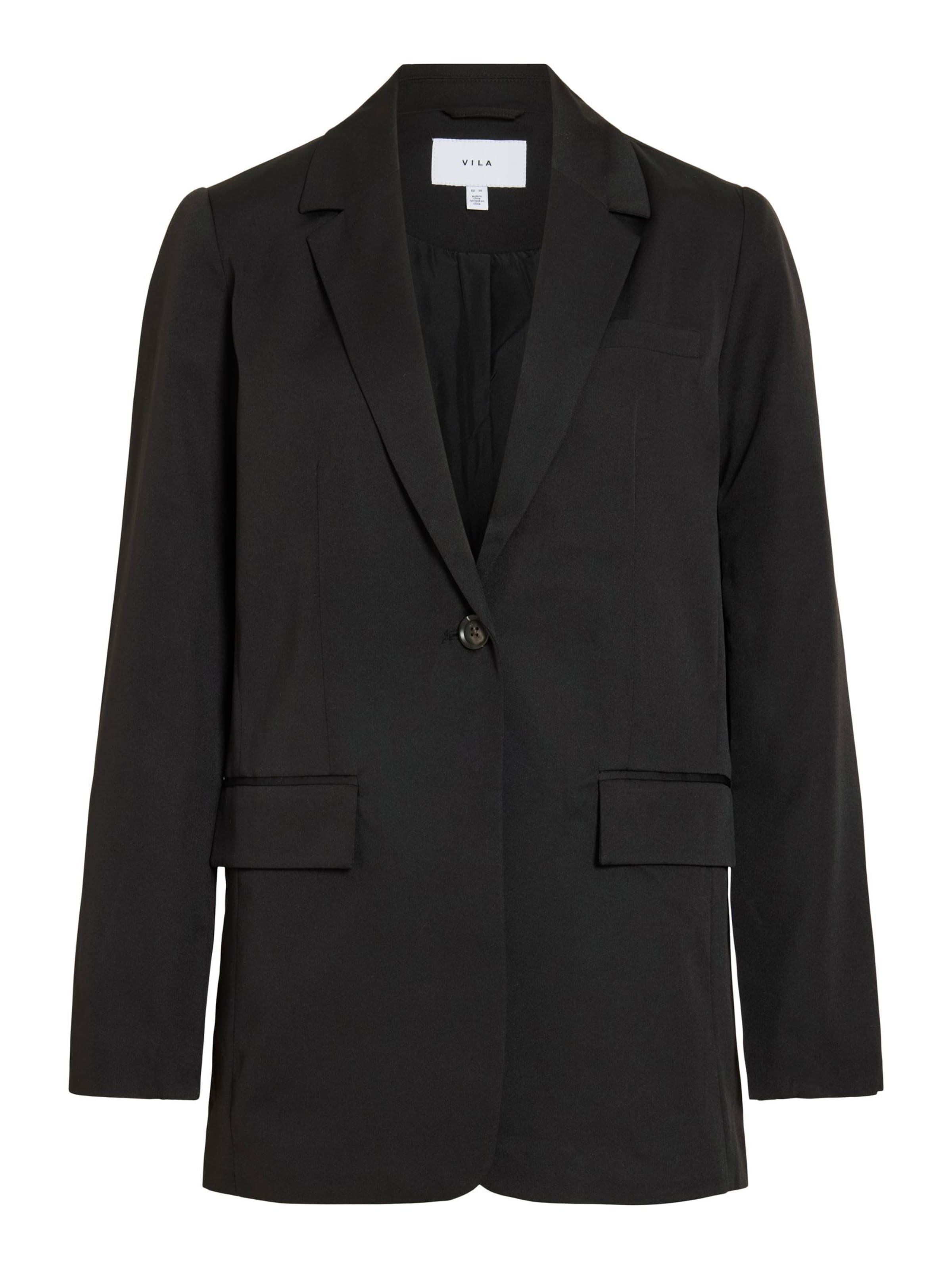 VILA - Blazer 'VIMOREJA' en negro: frente