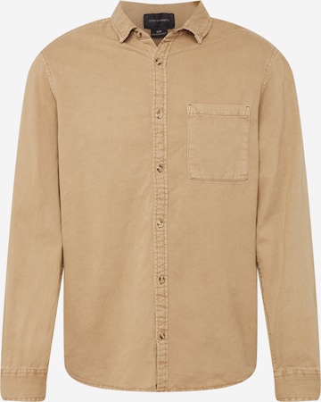 Cotton On Overhemd 'CAMDEN' in Beige: voorkant