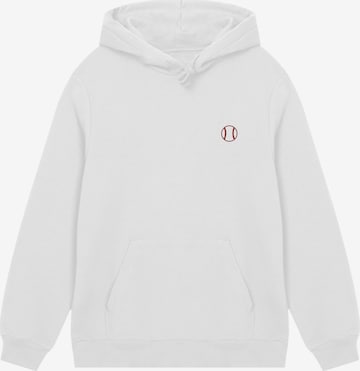 F4NT4STIC Sweatshirt 'Baseball' in White: front