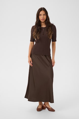 Jupe 'Lodisa' SAINT TROPEZ en marron : devant