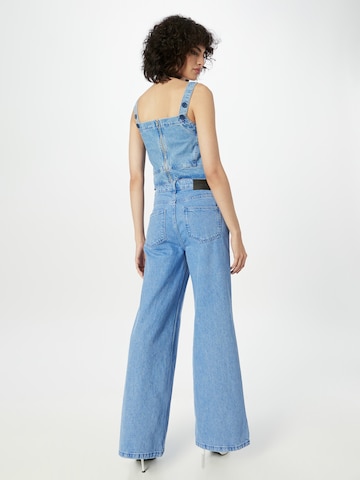 Wide Leg Jean Blanche en bleu