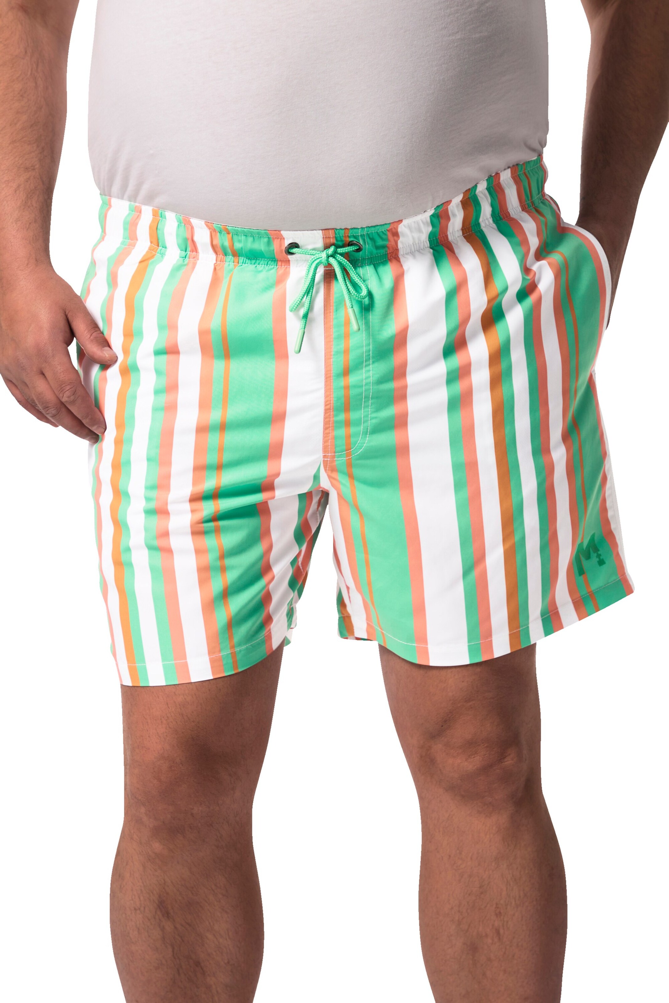 Men Plus Swimming shorts in Green