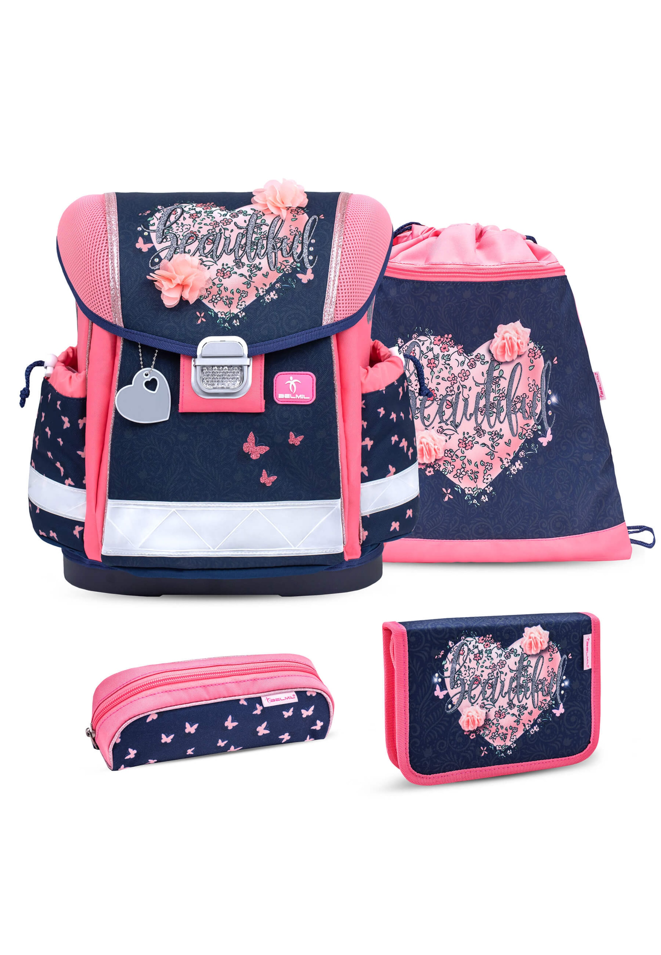 Belmil Backpack in Blue: front