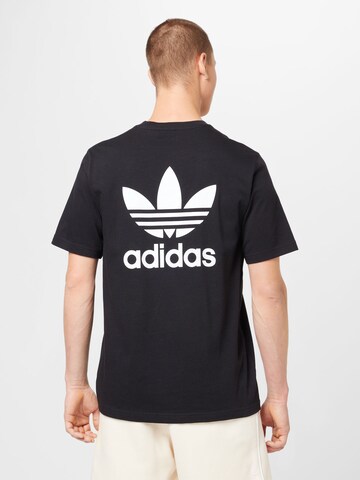 ADIDAS ORIGINALS Shirt 'Adicolor Classics Back+Front Trefoil' in Black