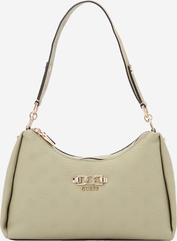 Borsa a spalla 'ANISE' di GUESS in verde: frontale