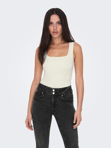 ONLY - Top em branco: frente