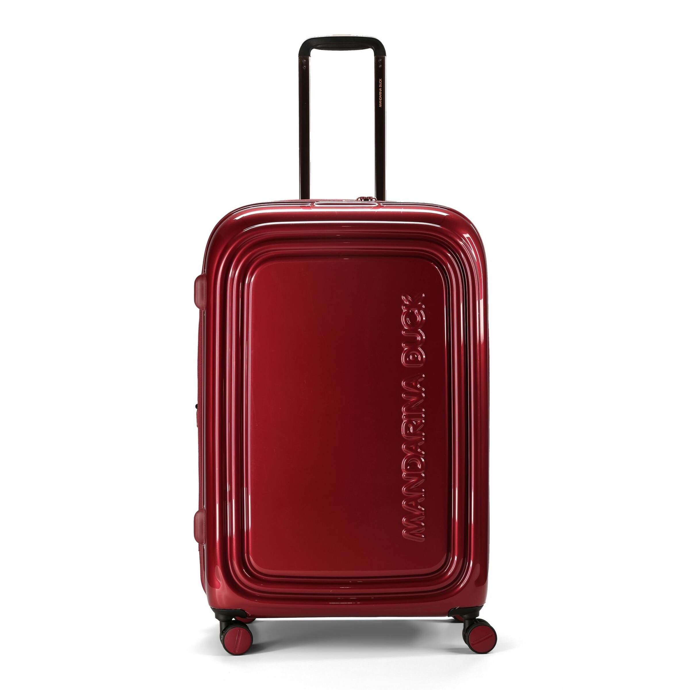 Trolley 'Logoduck + Metal' di MANDARINA DUCK in rosso: frontale