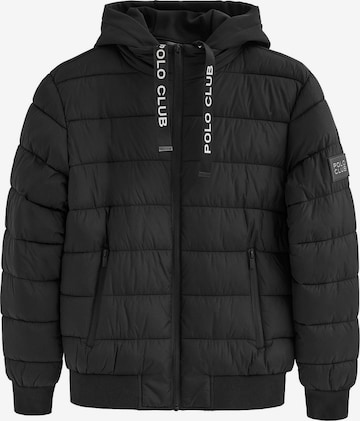 Polo Club Winterjacke in Schwarz: Vorderseite