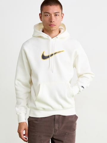 Nike Sportswear Sweatshirt 'CLUB' in White: front
