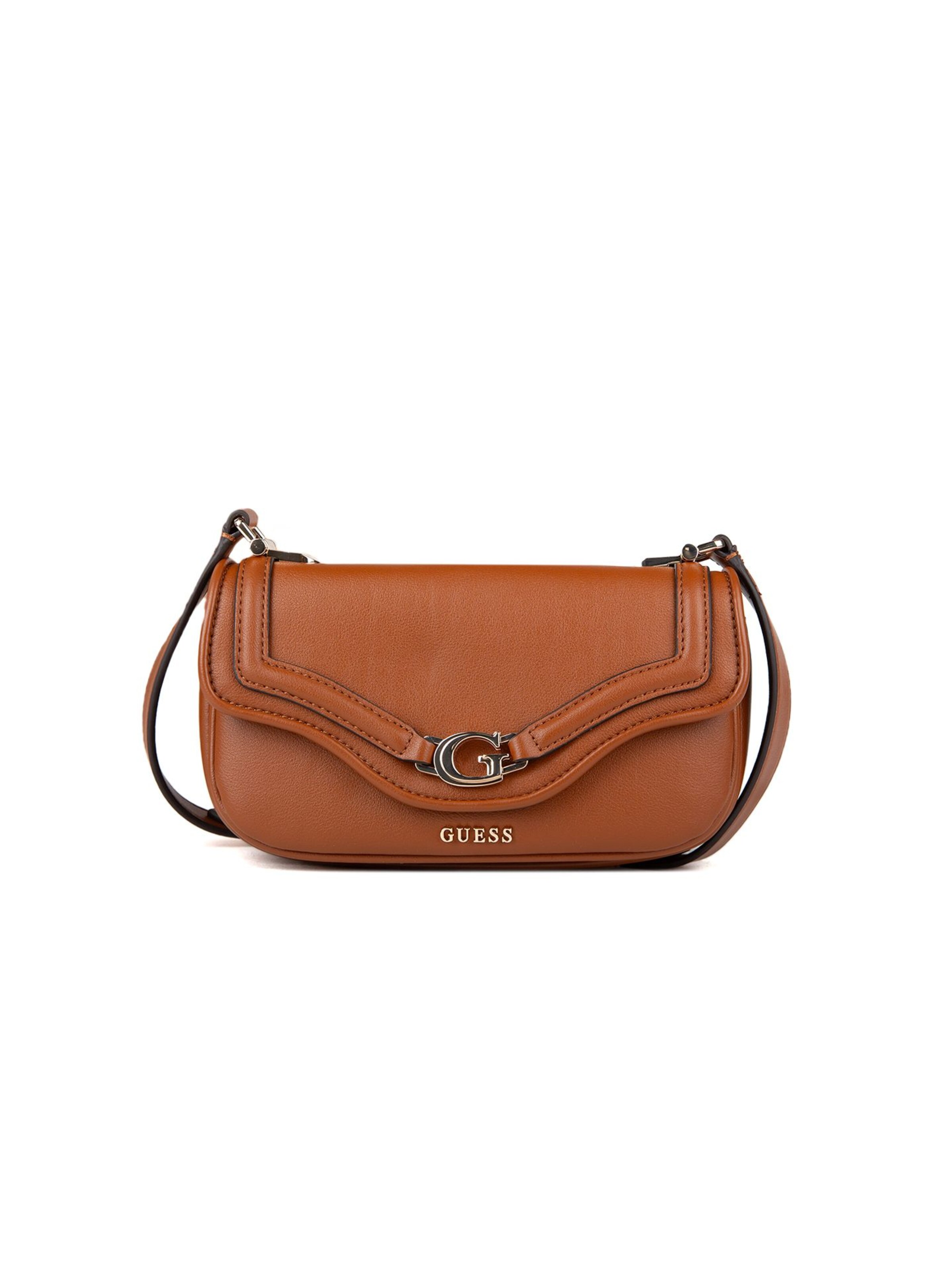 GUESS Schoudertas 'Dea' in Beige: voorkant