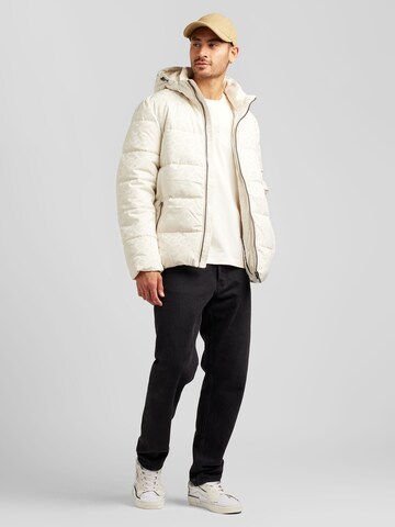 GUESS Winter Jacket in Beige