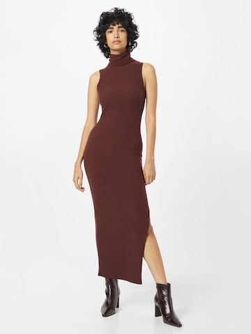 Misspap Dress in Brown: front