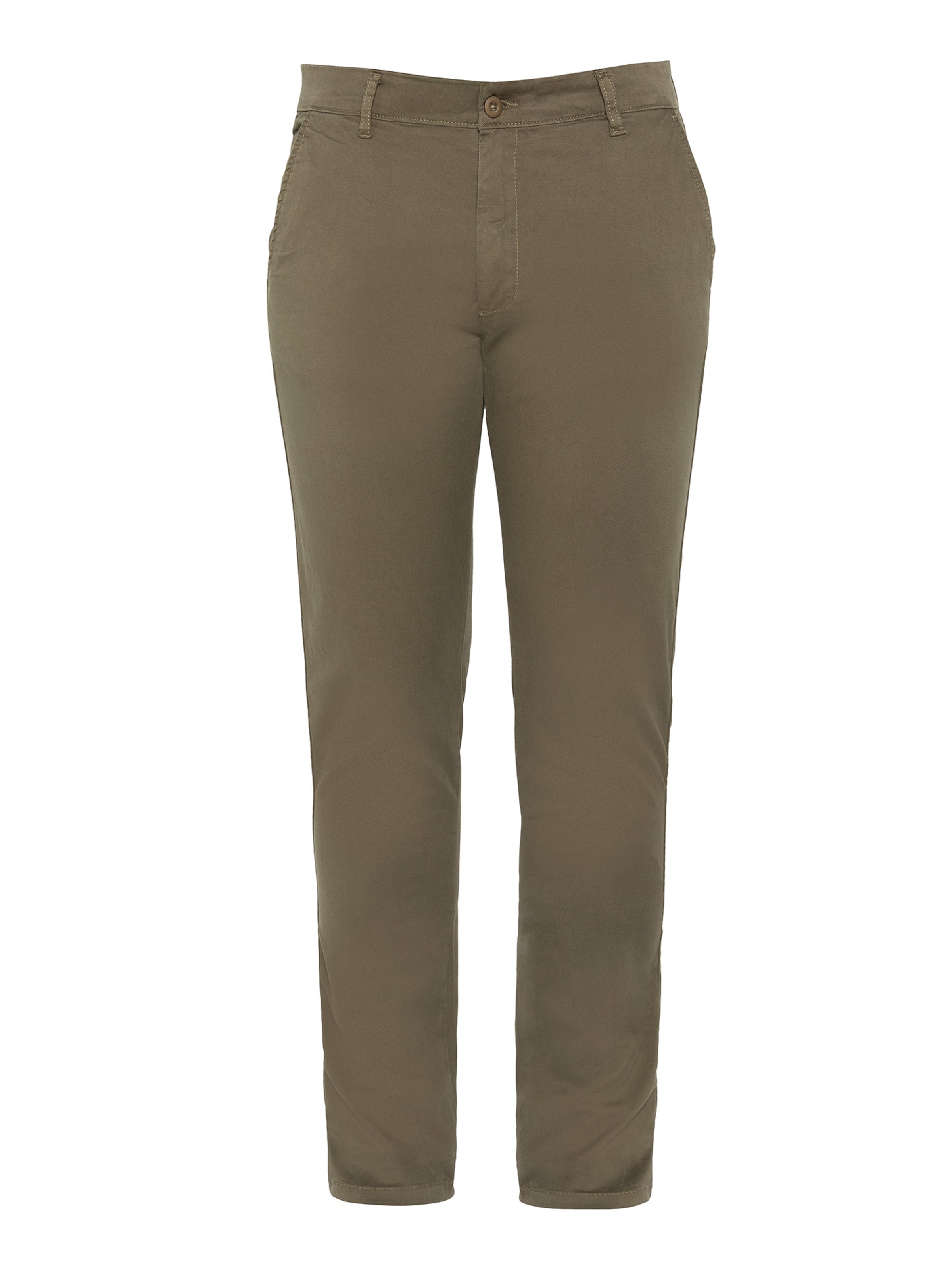 Schott NYC Pantalon en 38 en vert, Vue avec produit