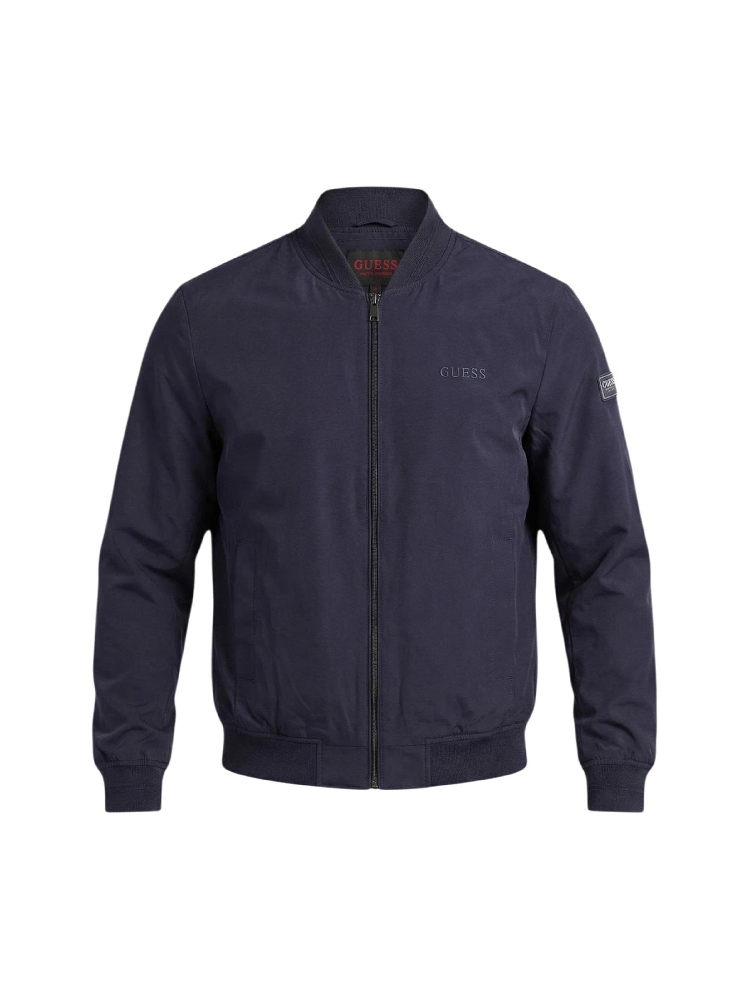 GUESS Winterjas 'M6RL09 WJ362' in Blauw: voorkant