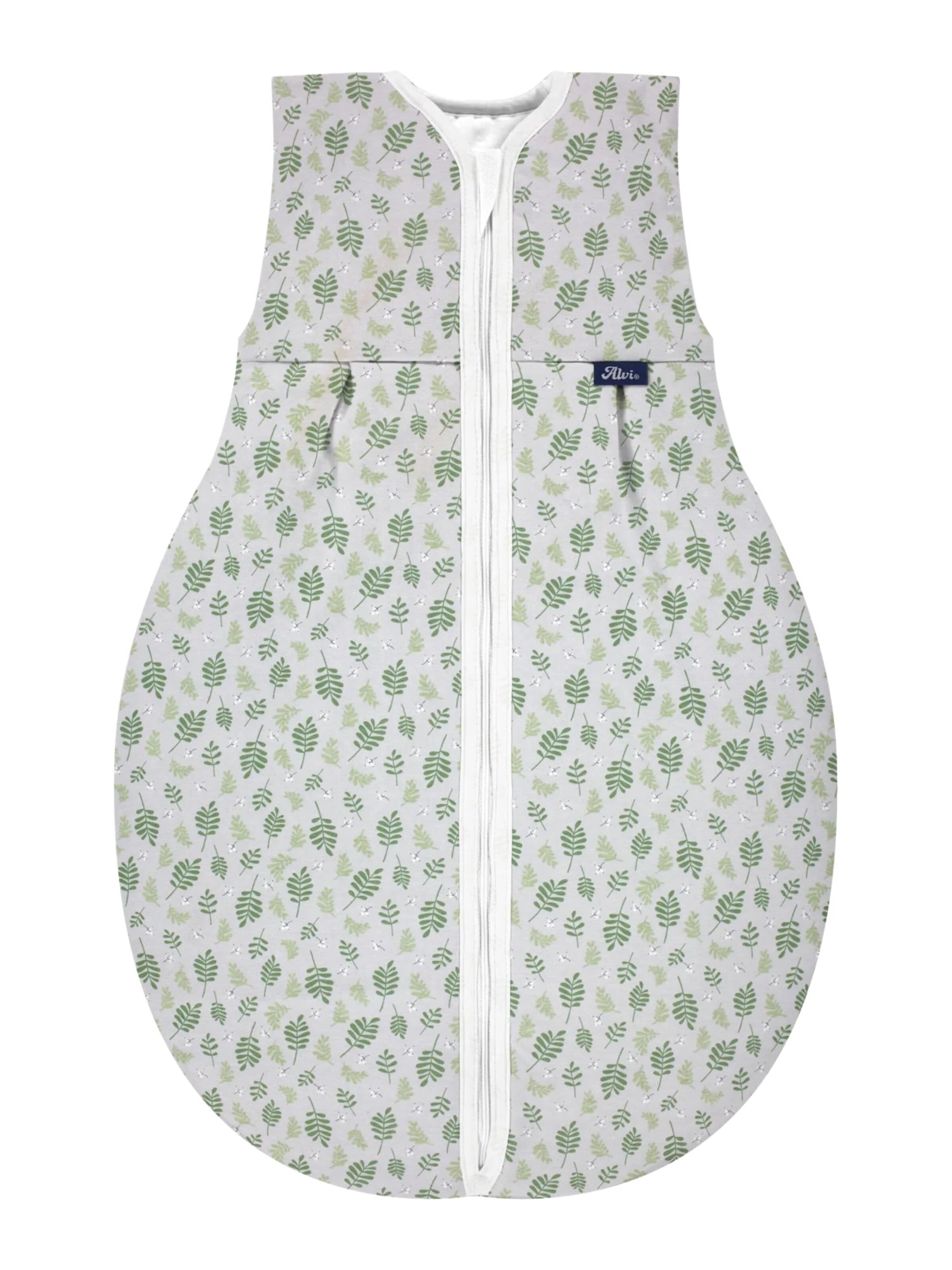 ALVI Sleeping Bag 'Schlafsack Kugelschlafsack Thermo Bio-Baumwolle' in Grey: front