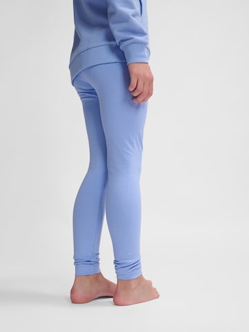 Hummel Skinny Workout Pants 'Onze' in Blue