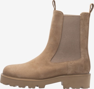 JOOP! - Botas chelsea em bege: frente