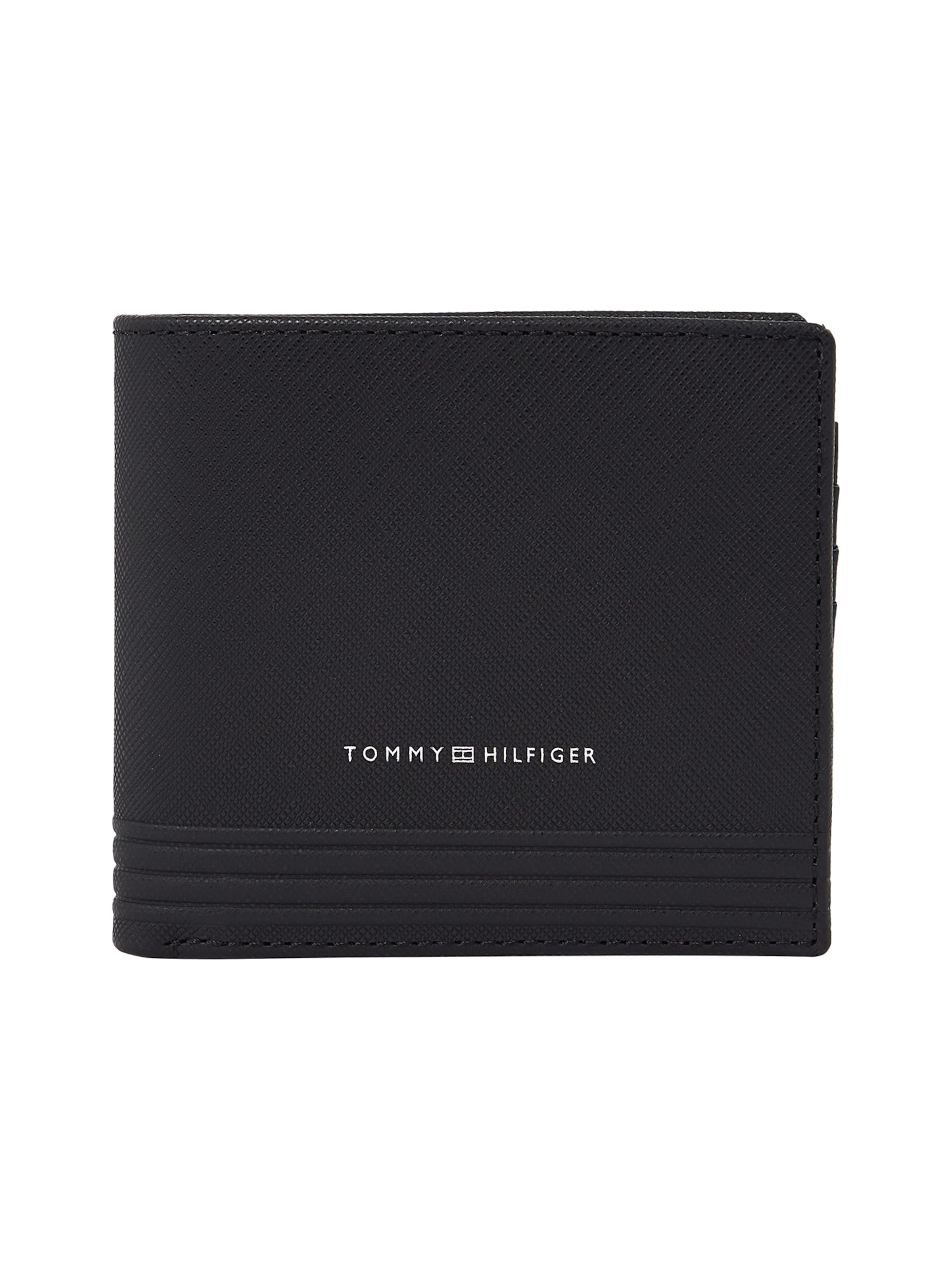 TOMMY HILFIGER Wallet in Black: front