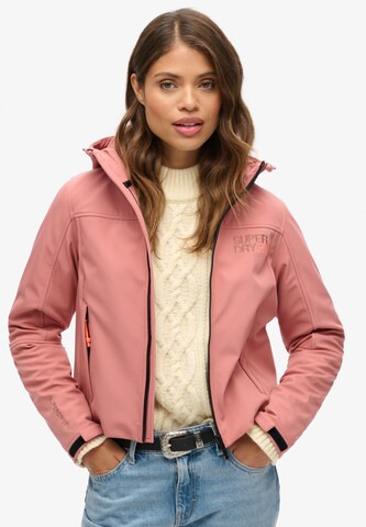 Superdry Λειτουργικό μπουφάν σε ροζ: μπροστά