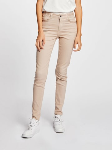 Morgan Skinny Jeans 'PISTOL' in Bruin: voorkant