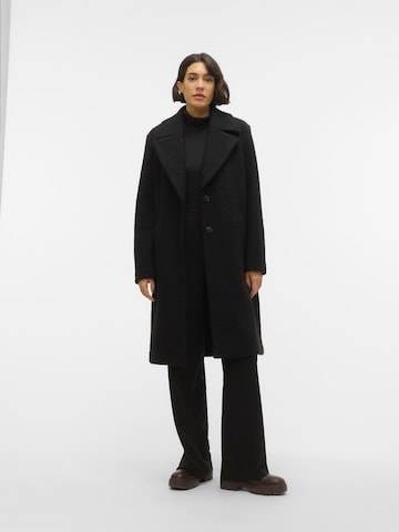 VERO MODA Ανοιξιάτικο και φθινοπωρινό παλτό 'ANNY' σε μαύρο