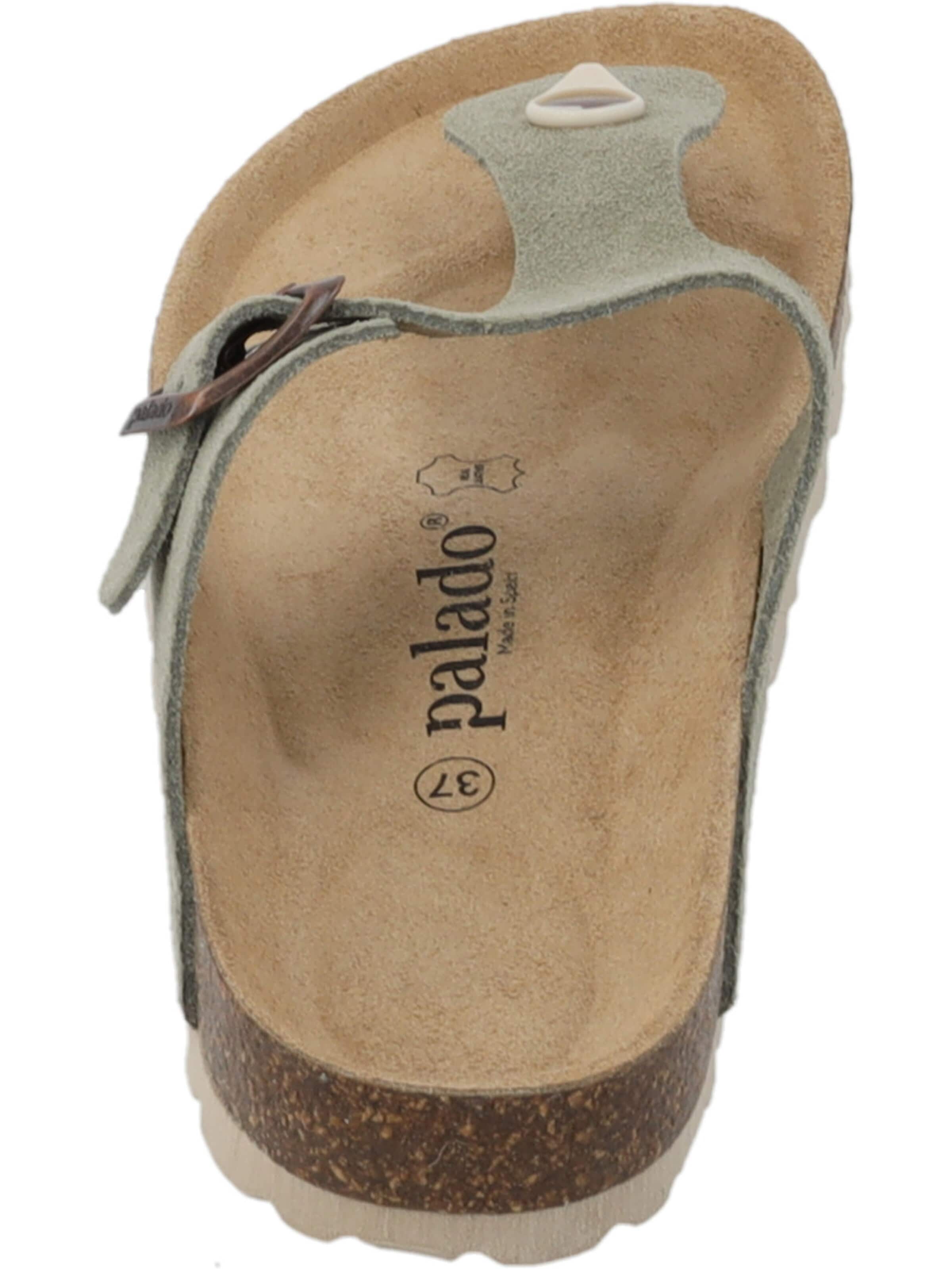 Palado T-bar sandals 'Palado Kos Suede Premium Leather' in Green
