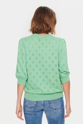 SAINT TROPEZ Sweater 'Doony' in Green