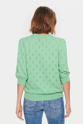 SAINT TROPEZ Sweater 'Doony' in Green