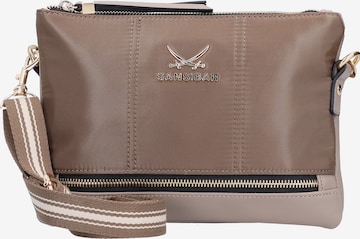 SANSIBAR Crossbody Bag in Brown: front