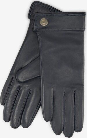 JOOP! Full Finger Gloves in Blue: front