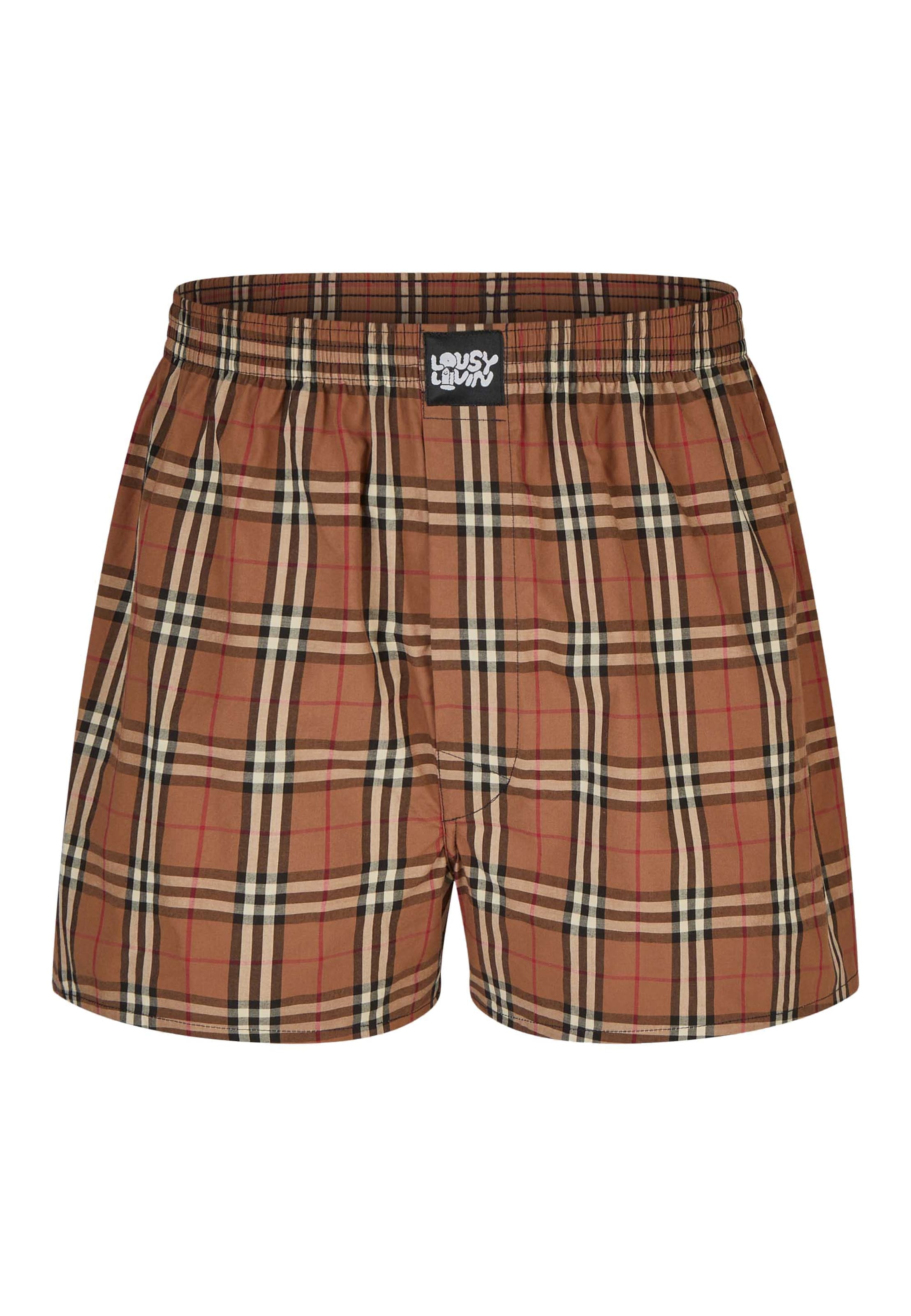 Lousy Livin Boxer shorts 'Check' in Blue