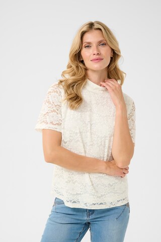 Cream Blouse 'Lasi' in White: front