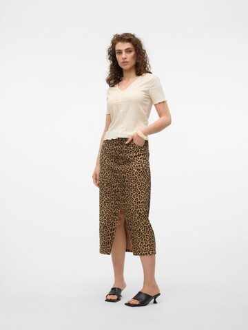 VERO MODA - Falda 'VERI' en beige