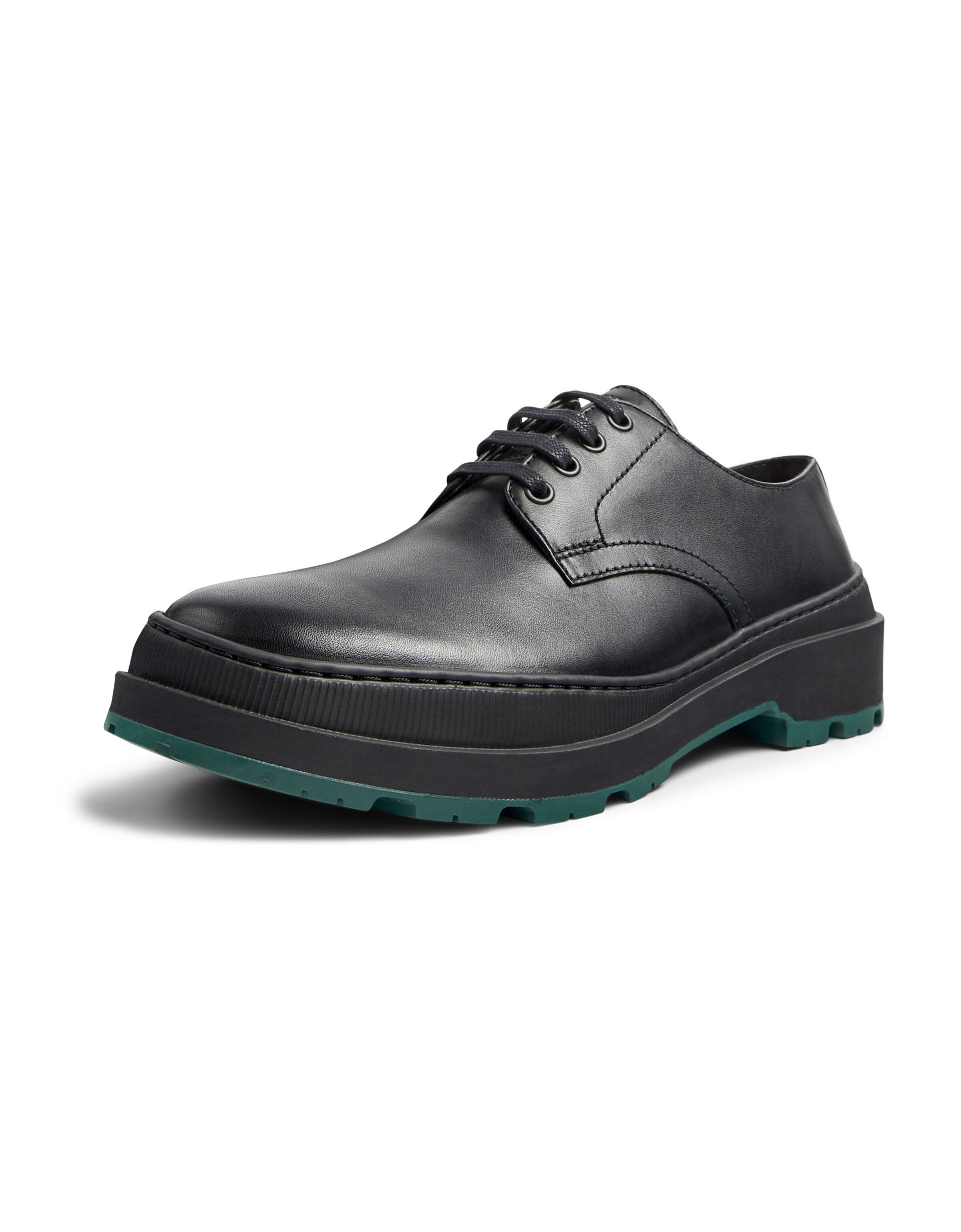 CAMPER Lace-up shoe 'Brutus Trek' in Black: front