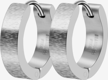 Akzent Ohrringe 'Shelly, langlebig' in Silber: Vorderseite