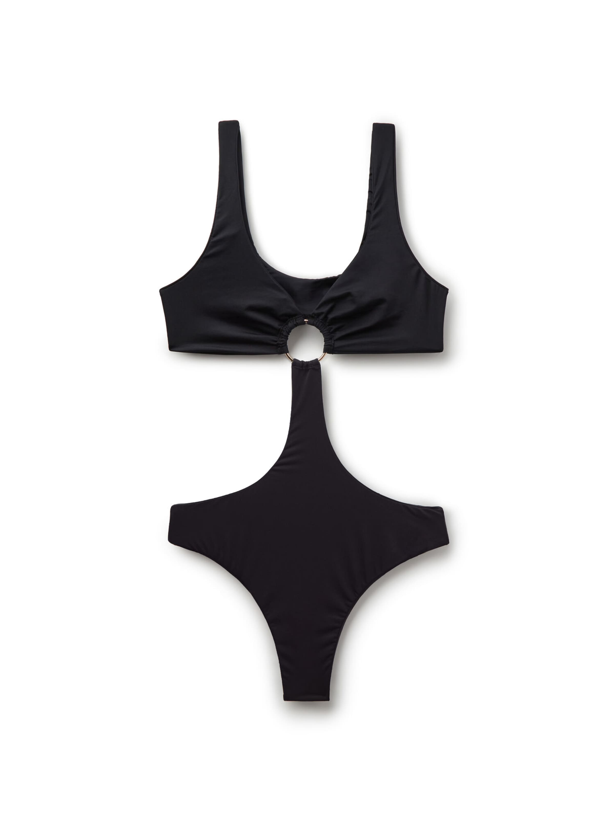 Tezenis Swimsuit in Black: front