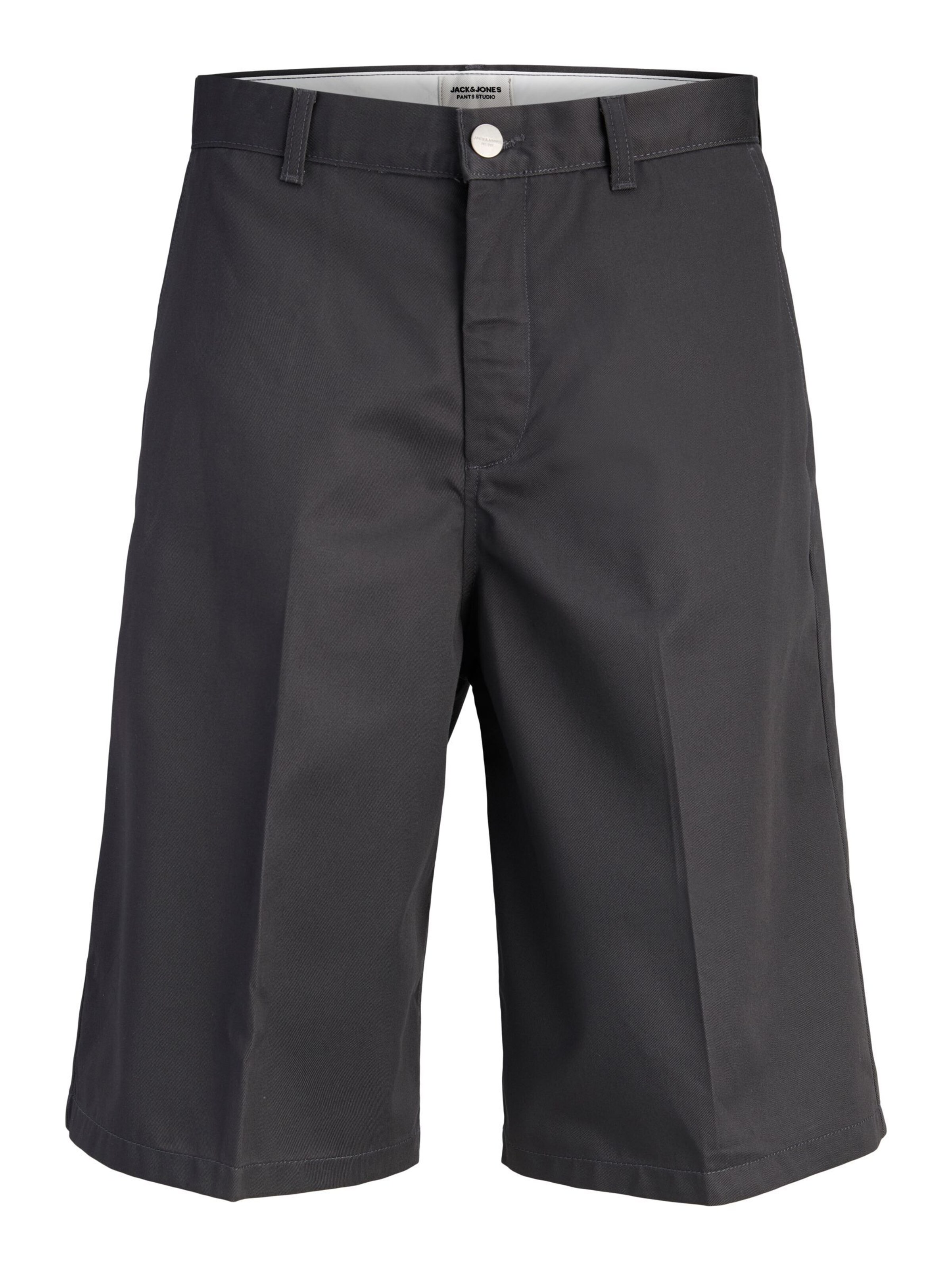 Baggy Pantalon à plis 'JPSTOwen Drew' JACK & JONES en gris : devant