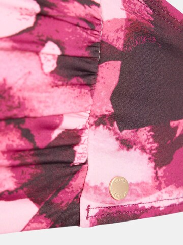 Mint Velvet - Bandeau Top de biquíni em rosa