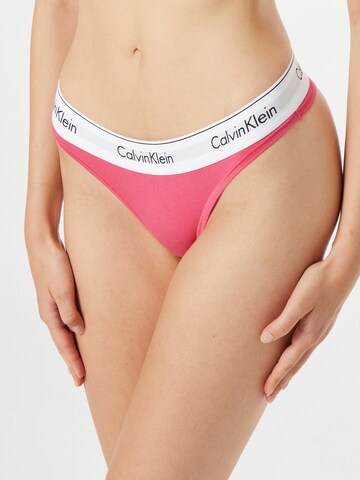 Calvin Klein Underwear String in Red: front