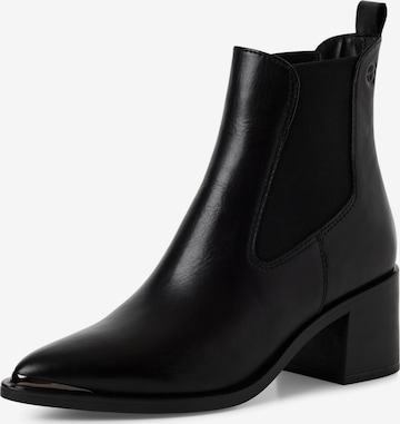 Tamaris Chelsea Boots in Black: front