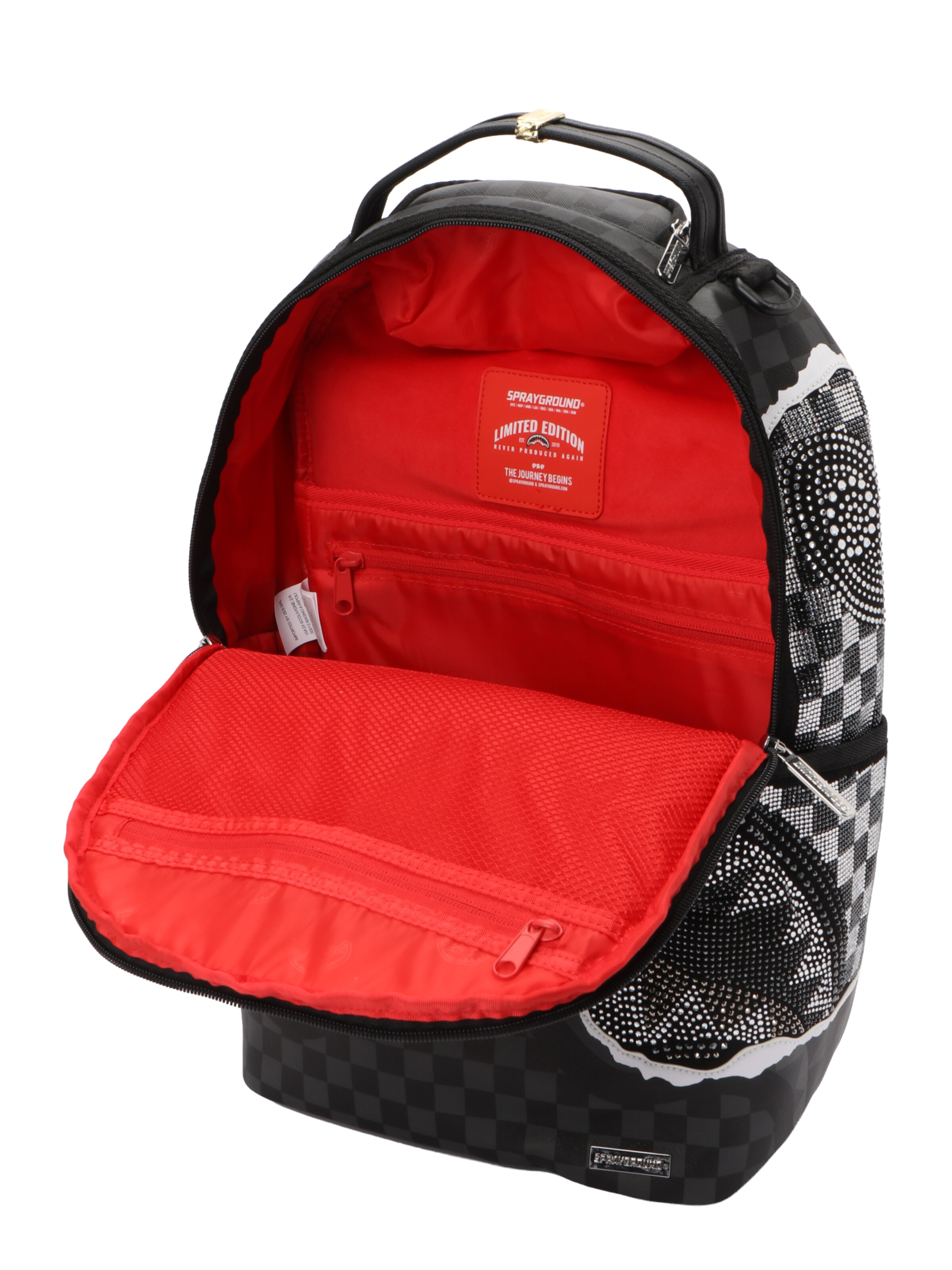 Sprayground Backpack 'DIAMOND TEAR' in Black