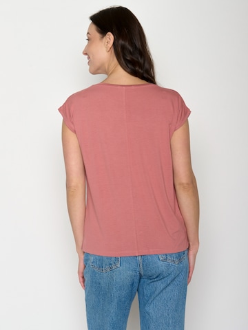 GREENBOMB Shirt 'Timid Basic' in Roze