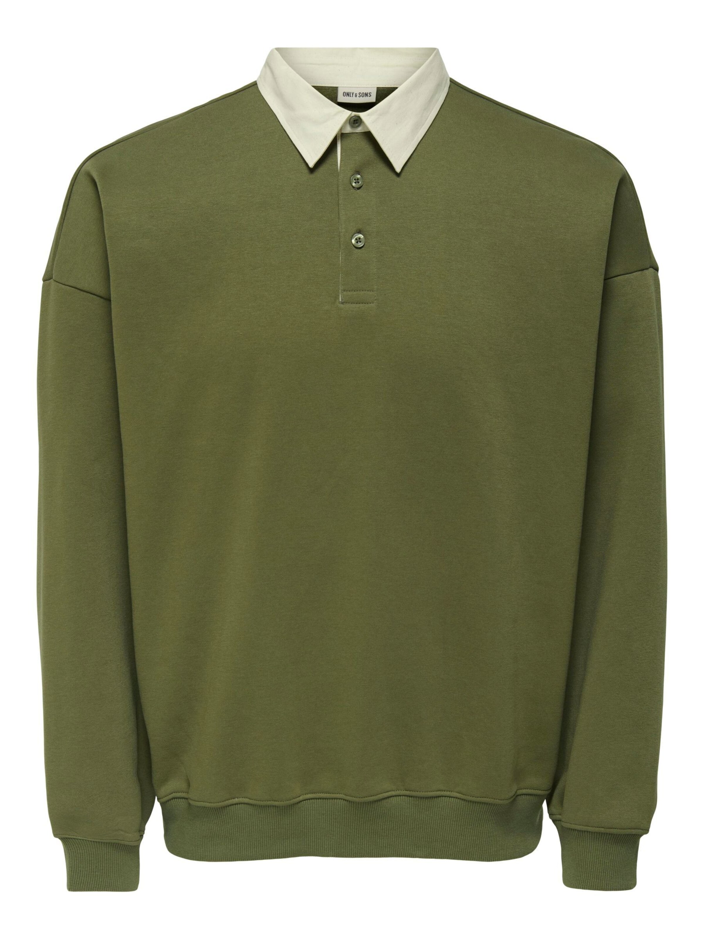 Only & Sons - Sudadera 'ONSJeffrey' en verde: frente