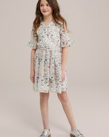 WE Fashion Obleka | bela barva: sprednja stran
