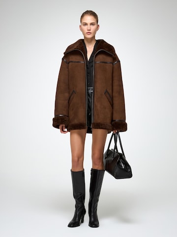 V S P Winter Coat 'Dina' in Brown
