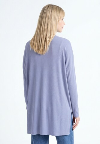 MIMO Gebreid vest in Blauw