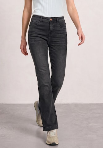 STREET ONE Bootcut Jeans in Schwarz: Vorderseite