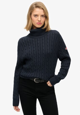 Pull-over Superdry en bleu : devant