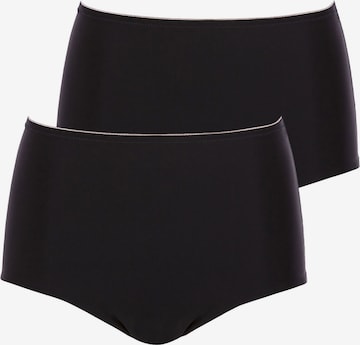 Conturelle Slip 'Pure Feeling' in Schwarz: Vorderseite